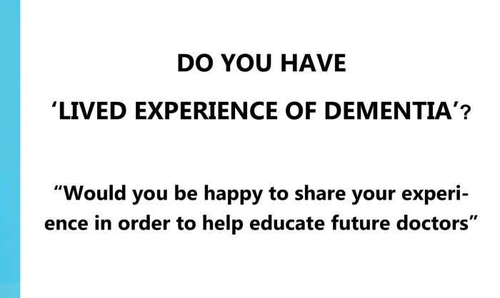 Become an ‘expert patient or an expert carer?